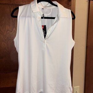 Under Armor Golf Sleeveless Shirt - heat gear